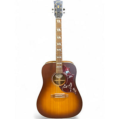 Used Gibson Hummingbird Studio Walnut 2 Color Sunburst Acoustic Electric Guitar