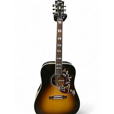 Used Gibson Hummingbird Tobacco Burst Acoustic Electric Guitar