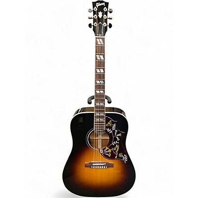 Used Gibson Hummingbird Vintage Sunburst Acoustic Electric Guitar