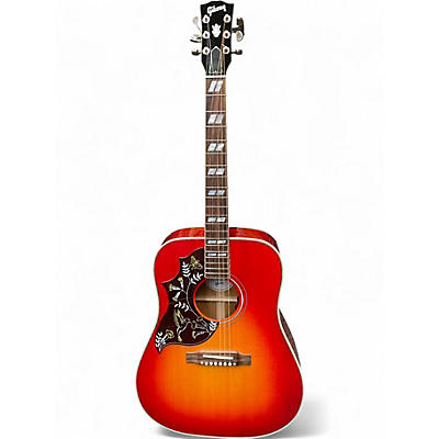 Used Gibson Hummingbird left Handed vintage Cherry Sunburst  Acoustic Guitar