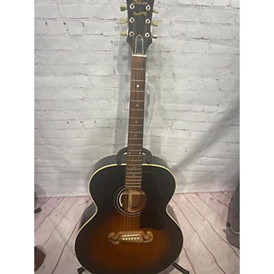 Gibson Used Gibson J-100 Vintage Sunburst Acoustic Electric Guitar