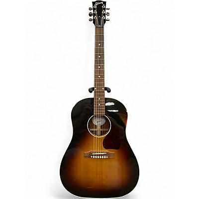 Used Gibson J-45 2 Color Sunburst Acoustic Guitar