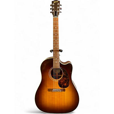 Used Gibson J15 EC Vintage Sunburst Acoustic Electric Guitar