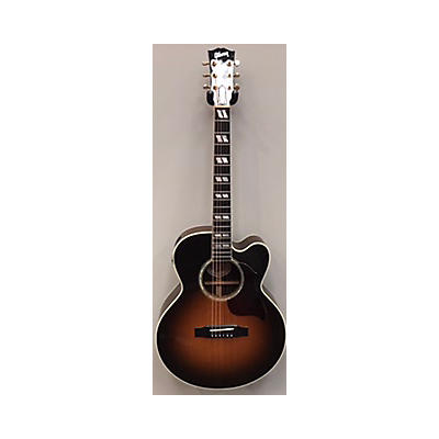 Gibson Used Gibson J165EC Tobacco Burst Acoustic Electric Guitar