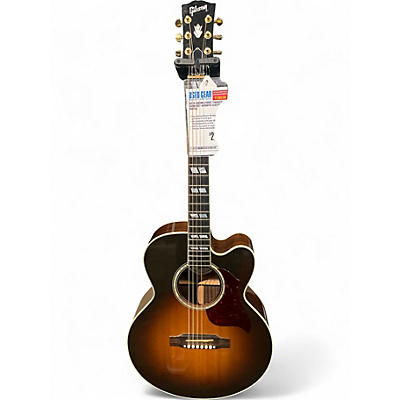 Used Gibson J165EC tabacco sunburst Acoustic Electric Guitar