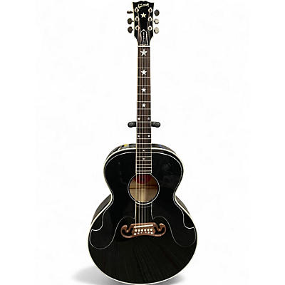 Used Gibson J180 EVERLY Black Acoustic Guitar