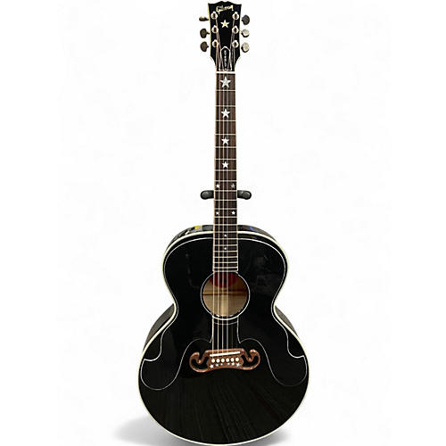 Used Gibson J180 EVERLY Black Acoustic Guitar Black