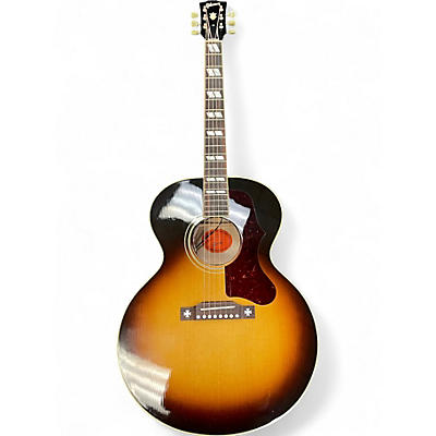 Used Gibson J185 2 Tone Sunburst Acoustic Guitar
