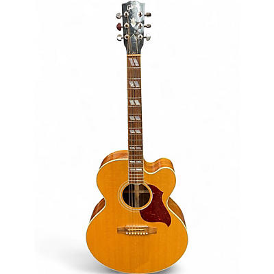 Used Gibson J185EC Natural Acoustic Electric Guitar