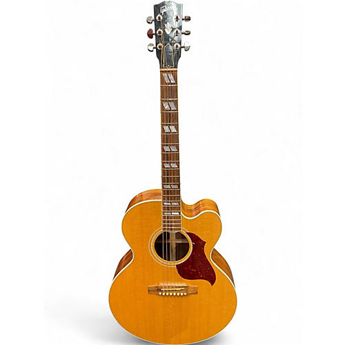 Used Gibson J185EC Natural Acoustic Electric Guitar Natural