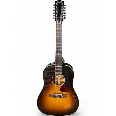 Gibson Used Gibson J45 12 STRING Vintage Sunburst 12 String Acoustic Electric Guitar