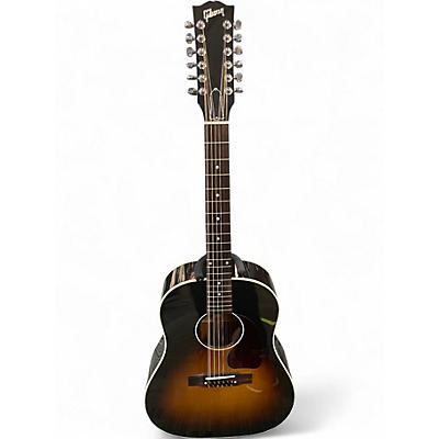 Used Gibson J45 12 STRING Vintage Sunburst 12 String Acoustic Electric Guitar