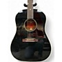 Used Gibson J45 50's Black Acoustic Electric Guitar Black