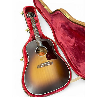 Used Gibson J45 50's faded sunburst Acoustic Electric Guitar