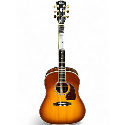 Used Gibson J45 DELUXE SUNBURST Acoustic Electric Guitar