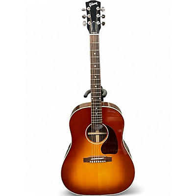 Used Gibson J45 Rosewood 2 Tone Sunburst Acoustic Electric Guitar
