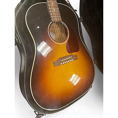 Used Gibson J45 Standard 2 Color Sunburst Acoustic Electric Guitar