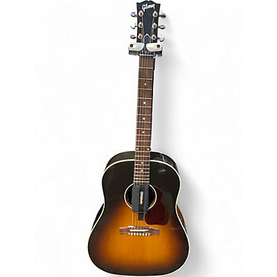 Used Gibson J45 Standard 2 Tone Sunburst Acoustic Electric Guitar
