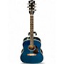 Used Gibson J45 Standard Blue Bonnet Acoustic Electric Guitar Blue Bonnet