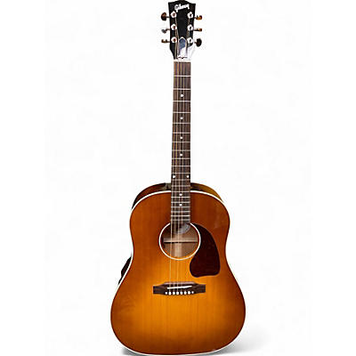 Used Gibson J45 Standard Honeyburst Gloss Acoustic Electric Guitar