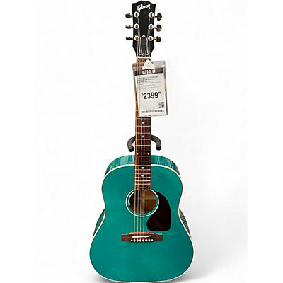 Used Gibson J45 Standard Seafoam Green Acoustic Electric Guitar