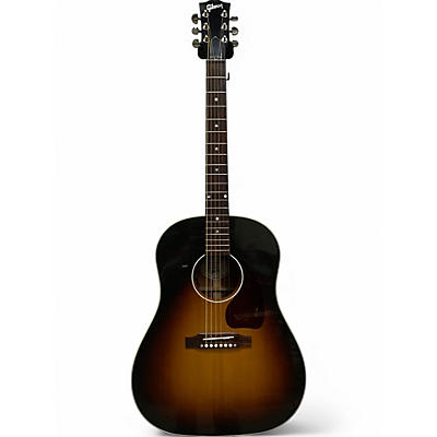 Used Gibson J45 Standard Tobacco Burst Acoustic Electric Guitar