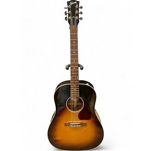 Gibson Used Gibson J45 Standard Vintage Sunburst Acoustic Electric Guitar Vintage Sunburst