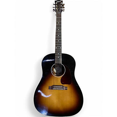 Used Gibson J45 Standard Vintage Sunburst Acoustic Electric Guitar