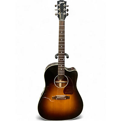 Used Gibson J45 Standard Vintage Sunburst Acoustic Electric Guitar