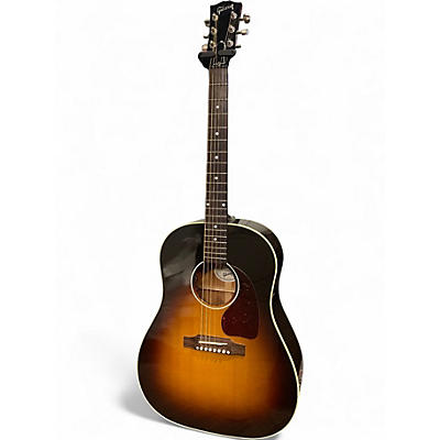 Used Gibson J45 Standard Vintage Sunburst Acoustic Electric Guitar