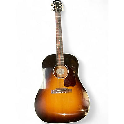 Used Gibson J45 Standard Vintage Sunburst Acoustic Electric Guitar