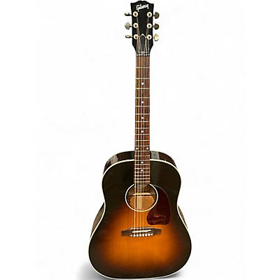 Used Gibson J45 Standard Vintage Sunburst Acoustic Electric Guitar