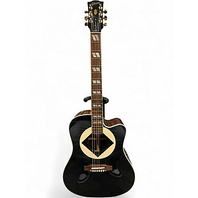 Used Gibson JERRY CANTRELL ATONE SONGWRITER Black Acoustic Guitar