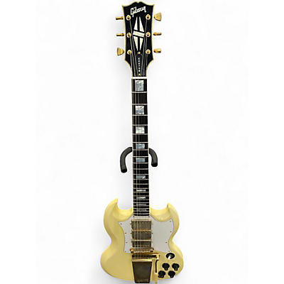 Used Gibson Jimi Hendrix 1967 SG Custom Aged Polaris White Solid Body Electric Guitar
