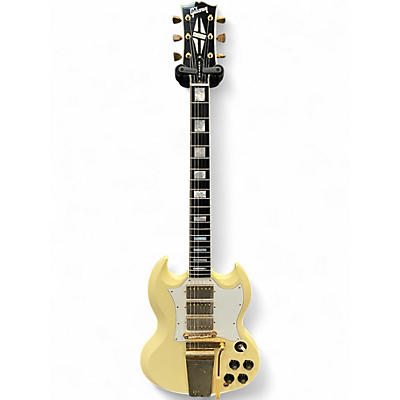 Used Gibson Jimi Hendrix '67 SG Custom Aged Murphy Lab White Solid Body Electric Guitar