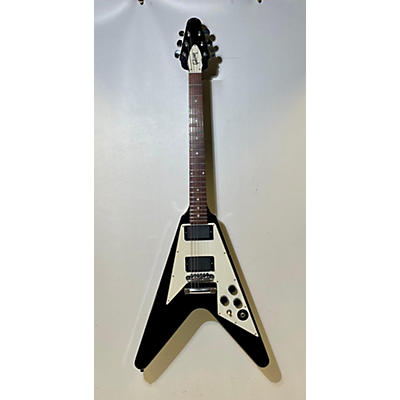 Gibson Used Gibson Kirk Hammett Signature Flying V Aged Black Solid Body Electric Guitar