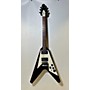 Used Gibson Used Gibson Kirk Hammett Signature Flying V Aged Black Solid Body Electric Guitar Black