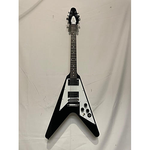 Gibson Used Gibson Kirk Hammett Signature Flying V Aged Ebony Solid Body Electric Guitar Ebony