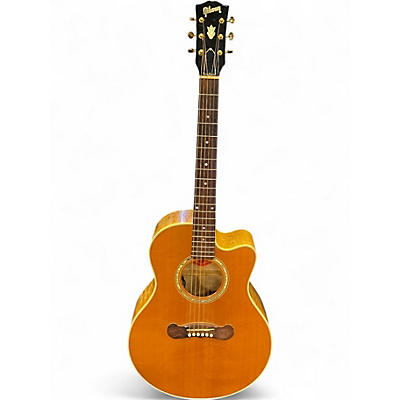 Used Gibson LC-1 Cascade Natural Acoustic Electric Guitar