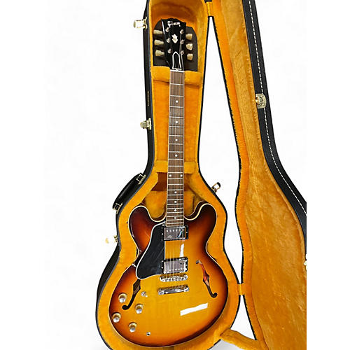 Gibson Used Gibson LEFTY Custom Shop '61 ES-335 Sunburst Hollow Body Electric Guitar Sunburst