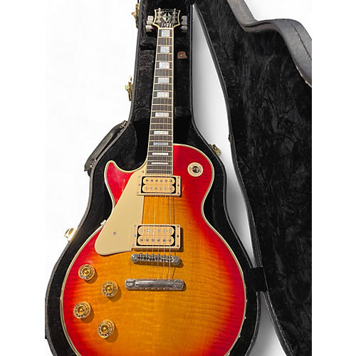 Gibson Used Gibson LEFTY Les Paul Custom  Cherry Sunburst Electric Guitar Cherry Sunburst