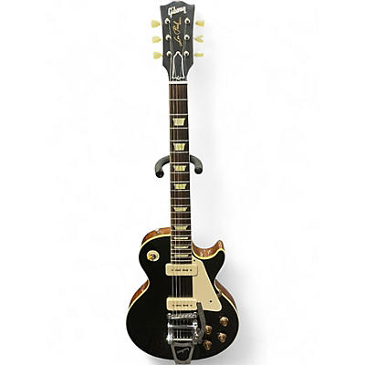 Used Gibson LES PAUL 1956 REISSUE WITH BIGSBY CUSTOM SHOP Ebony Solid Body Electric Guitar