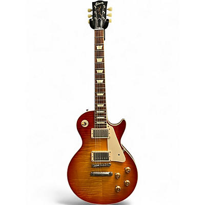Used Gibson LES PAUL CS9 Cherry Sunburst Solid Body Electric Guitar