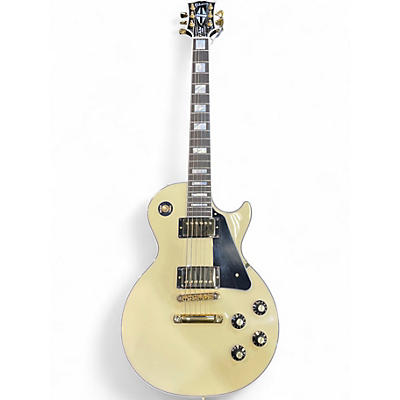 Used Gibson LES PAUL CUSTOM 70S Cream Solid Body Electric Guitar