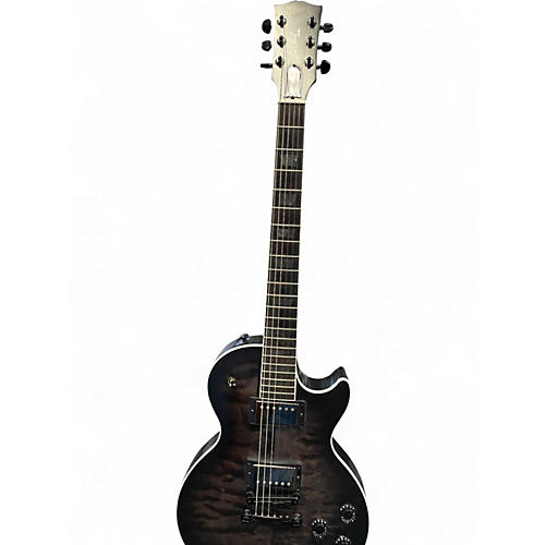 Used Gibson LES PAUL DARK KNIGHT TRANS EBONY Solid Body Electric Guitar TRANS EBONY