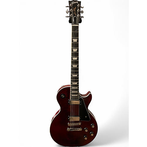 Used Gibson LES PAUL DELUXE PLAYER PLUS Red Solid Body Electric Guitar Red