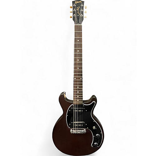 Gibson Used Gibson LES PAUL JR DOUBLE CUTAWAY  NATURAL WALNUT  Solid Body Electric Guitar NATURAL WALNUT