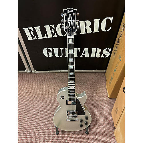 Gibson Used Gibson LES PAUL M2M CUSTOM SHOP Silver Sparkle Solid Body Electric Guitar Silver Sparkle