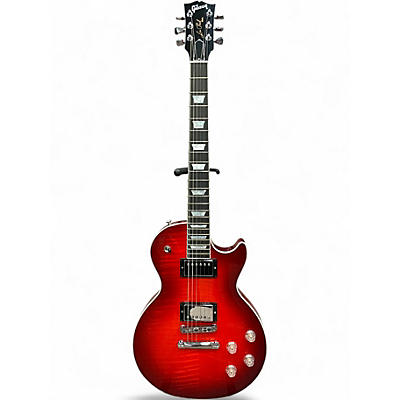 Used Gibson LES PAUL MODERN FIGURED Cherry Burst Solid Body Electric Guitar