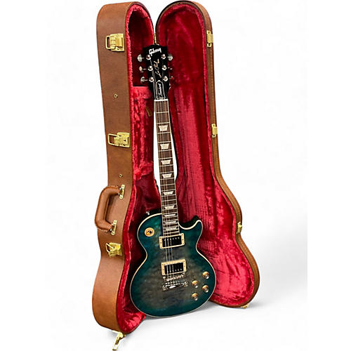 Gibson Used Gibson LES PAUL STANDARD 60s aaa quilt Ocean Water Perimeter Solid Body Electric Guitar Ocean Water Perimeter